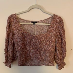 Floral Crop Top